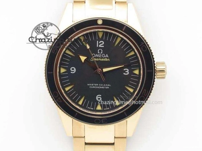 1103 MultiPurpose 2018 Seamaster Diver 300M SS YG VSF 1:1 Best Edition YG Bezel Black Dial on SS YG Bracelet A 7937